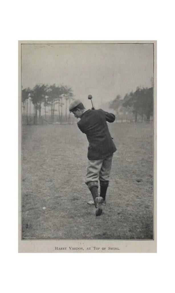 An illustration from The Book of Golf and Golfers, 1900, leaf 165