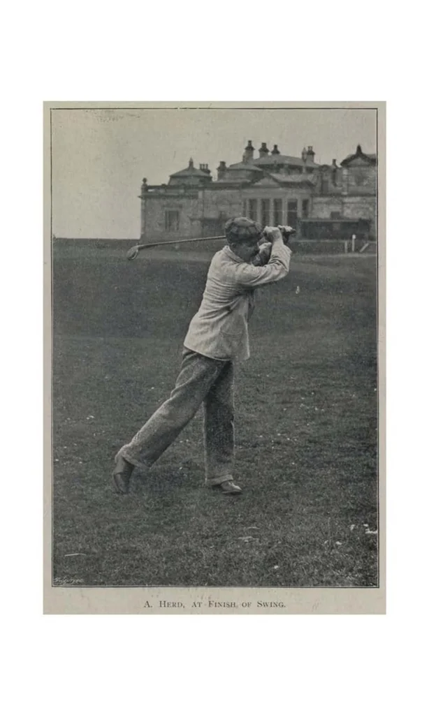 An illustration from The Book of Golf and Golfers, 1900, leaf 215