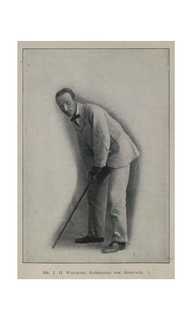 An illustration from The Book of Golf and Golfers, 1900, leaf 344