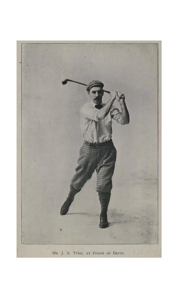 An illustration from The Book of Golf and Golfers, 1900, leaf 366