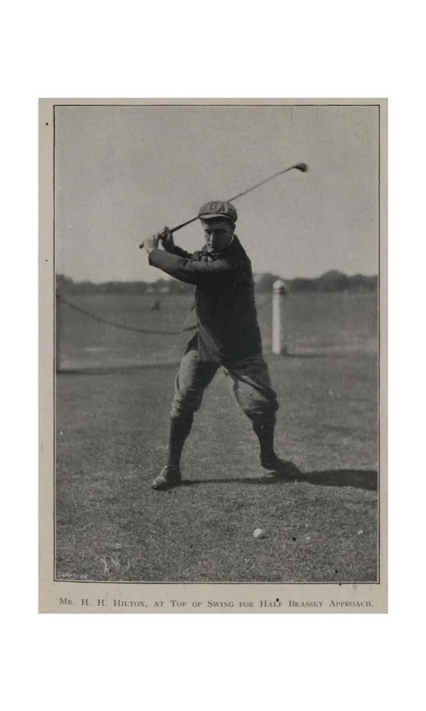 An illustration from The Book of Golf and Golfers, 1900, leaf 70