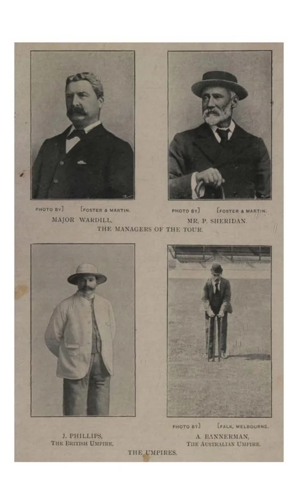 An illustration from With Stoddart’s Team in Australia, 1898, leaf 111