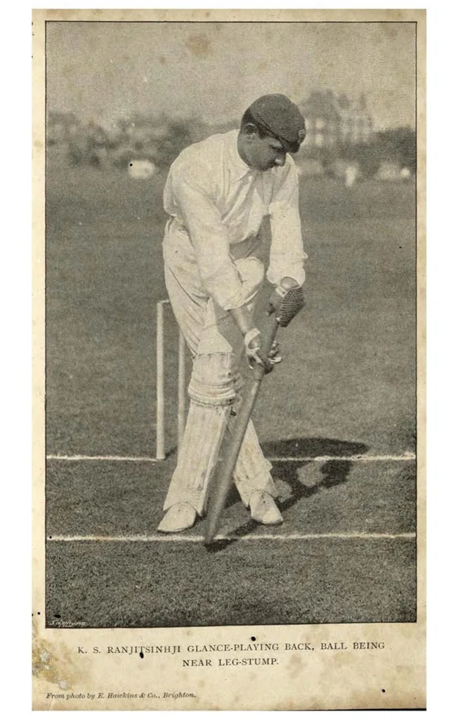 An illustration from The Jubilee Book of Cricket, 2nd ed., 1897, leaf 211