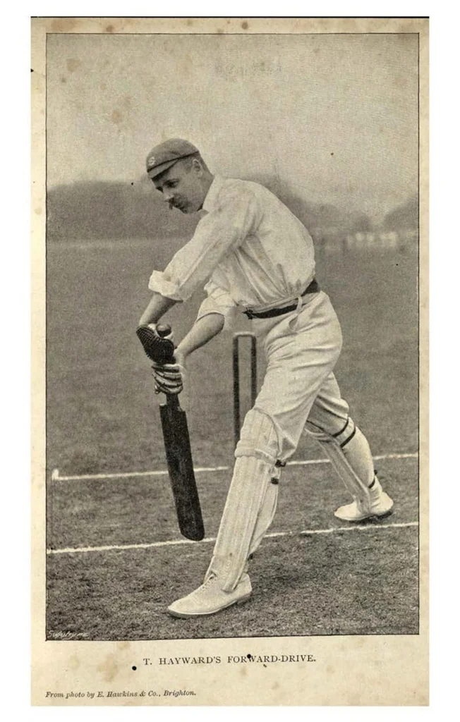 An illustration from The Jubilee Book of Cricket, 2nd ed., 1897, leaf 235