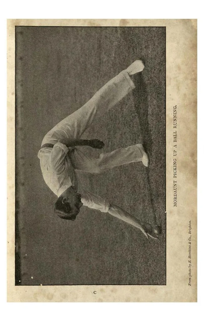 An illustration from The Jubilee Book of Cricket, 2nd ed., 1897, leaf 47