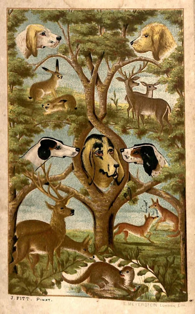 An illustration from Covert Side Sketches; or, Thoughts on Hunting suggested by many days in many Countries with Fox, Deer and Hare, 1878, leaf 7