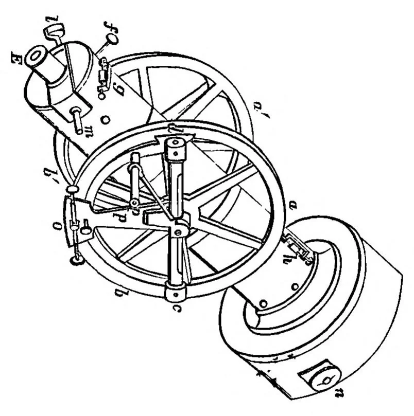 An illustration from Lectures on Practical Astronomy and Astronomical Instruments, 1879, leaf 56