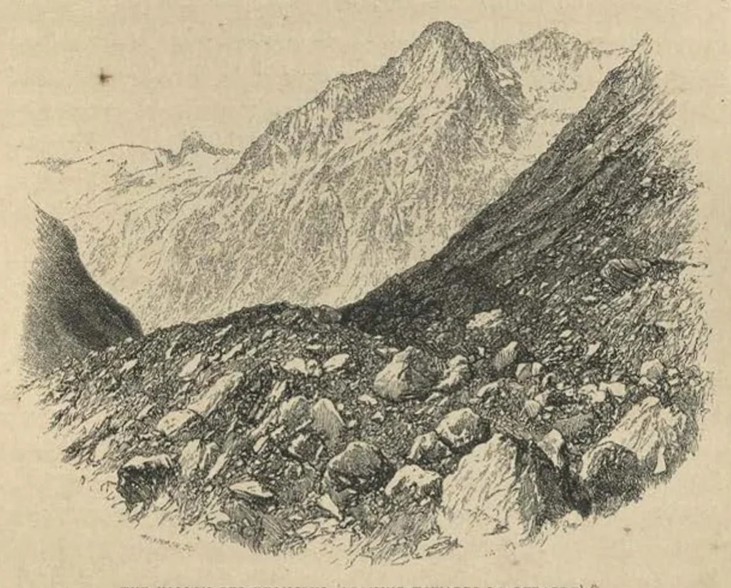 An illustration from Scrambles amongst the Alps in the Years 1860-69, 1871, leaf 238