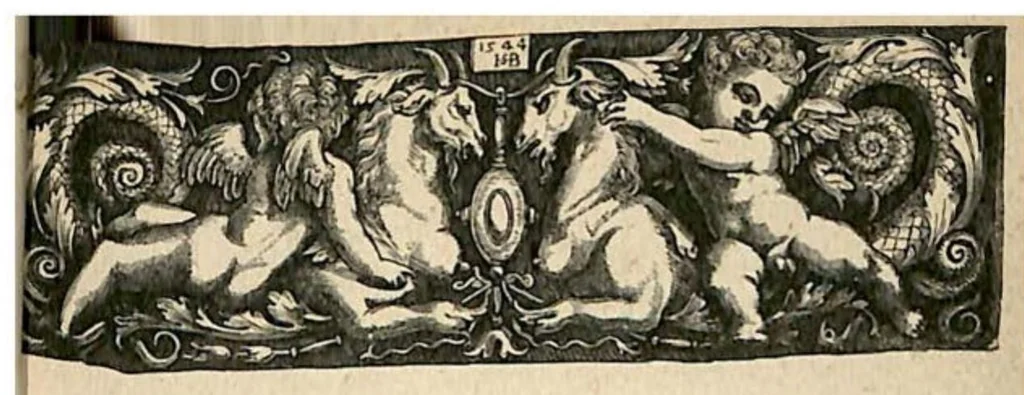 An illustration from Amateur Theatricals, 1879, leaf 10