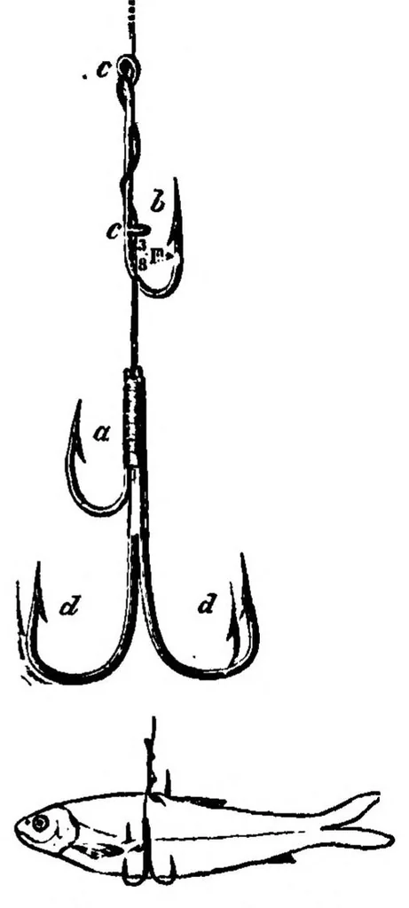 An illustration from Fishing; with contributions from other authors, Pike and other Coarse Fish (the Badminton Library of Sports and Pastimes), 1885, leaf 156