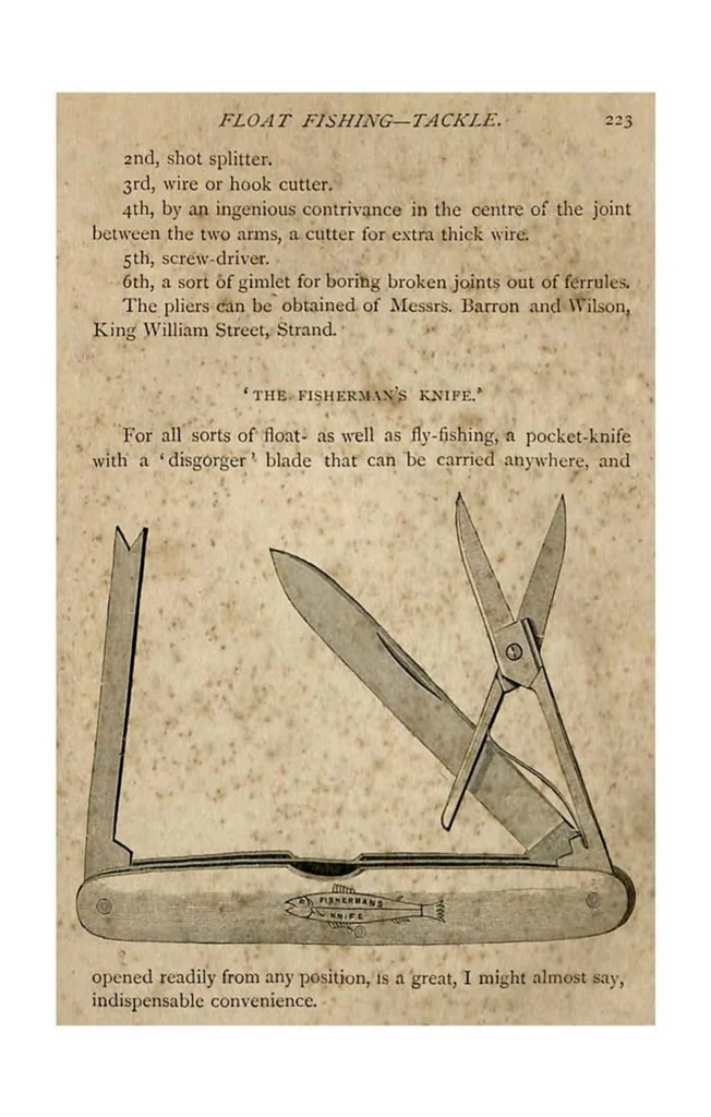 An illustration from Fishing; with contributions from other authors, Pike and other Coarse Fish (the Badminton Library of Sports and Pastimes), 1885, leaf 244