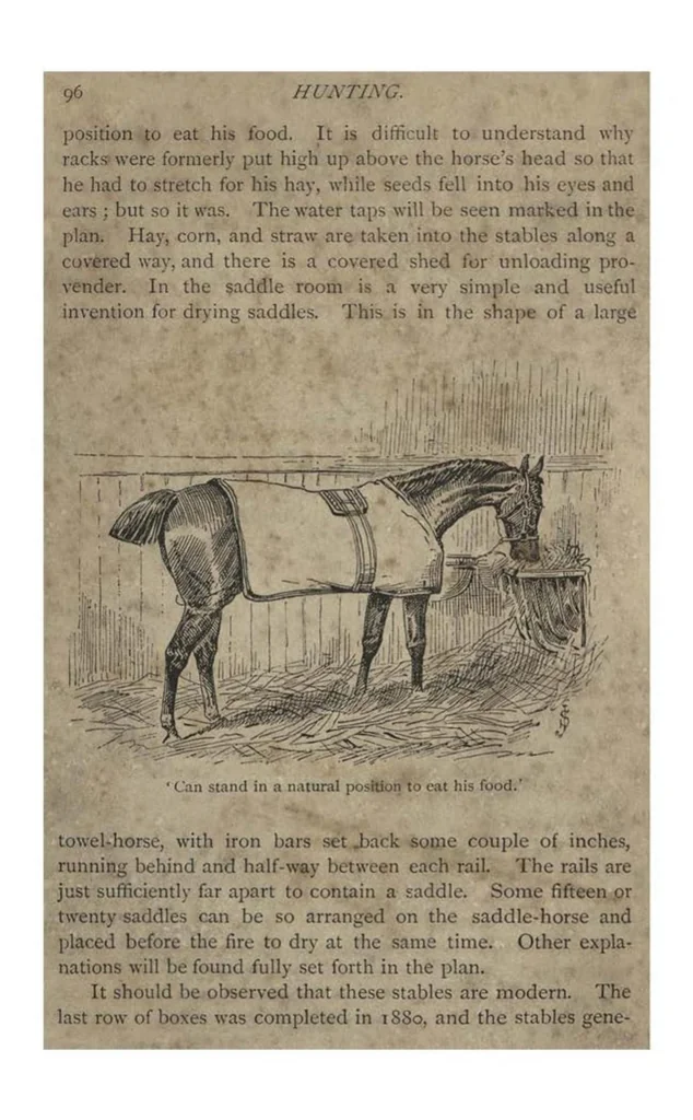 An illustration from Hunting (the Badminton Library of Sports and Pastimes), 1885, leaf 111