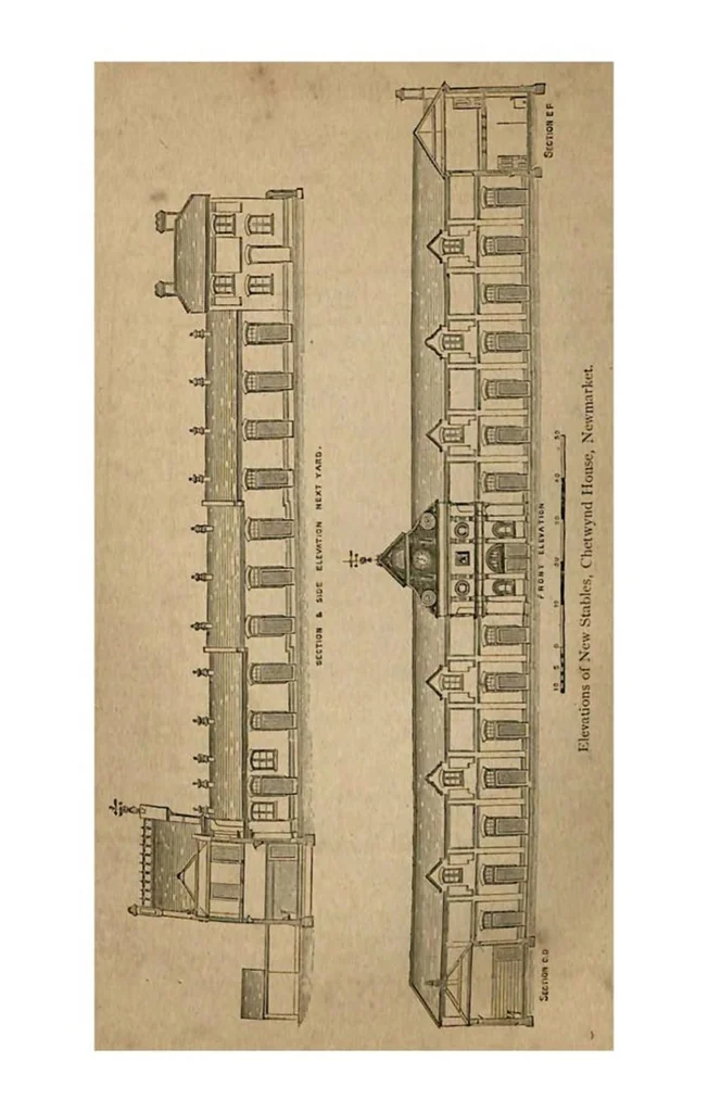 An illustration from Racing and Steeple-Chasing (the Badminton Library of Sports and Pastimes), 1886, leaf 126