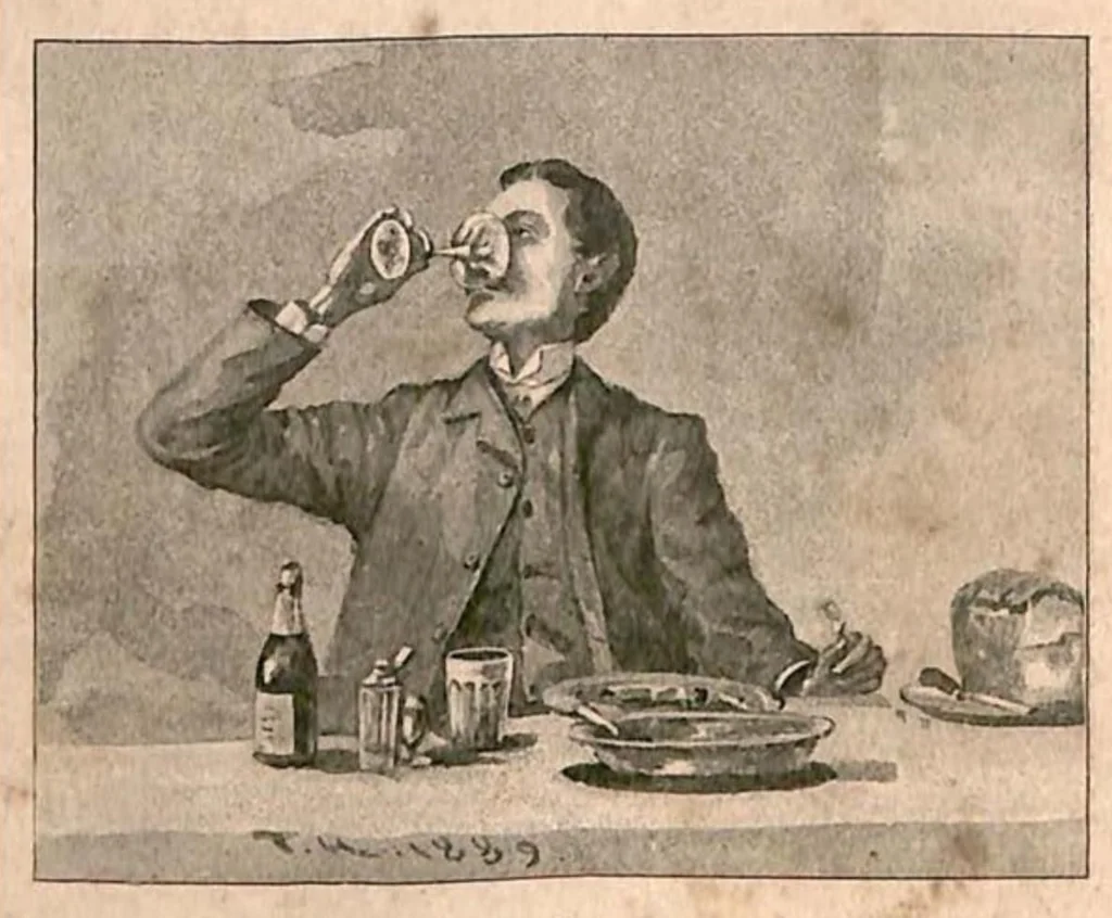 An illustration from Golf (the Badminton Library of Sports and Pastimes), 1890, leaf 279