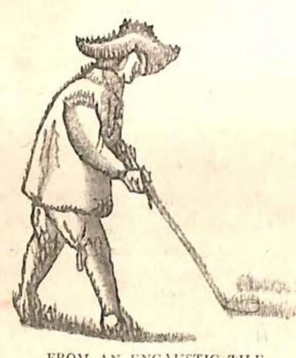 An illustration from Golf (the Badminton Library of Sports and Pastimes), 1890, leaf 29