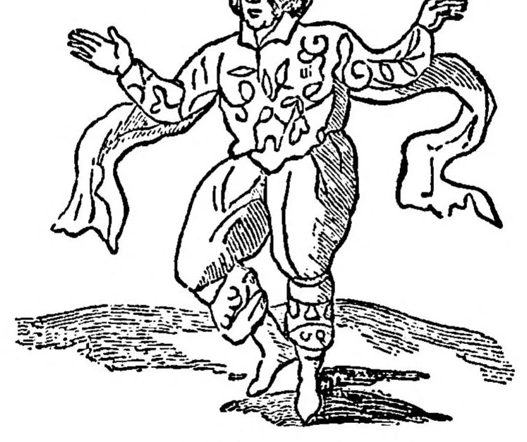 An illustration from On the Stage: Studies of Theatrical History and the Actor’s Art, in Two Volumes, Vol. II, 1883, leaf 54