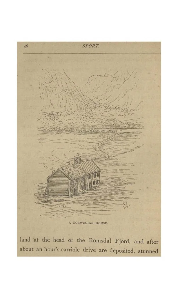 An illustration from Sport; Fox-Huting, Salmon-Fishing, Covert-Shooting, Deer-Stalking, 1885, leaf 77