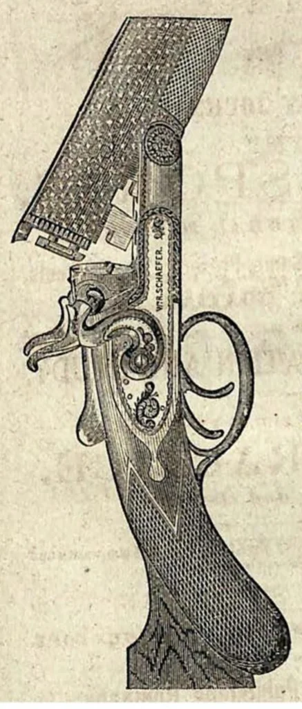 An illustration from Field, Cover and Trap Shooting; embracing hints for skilled Marksmen; instructions for Young Sportsmen; Haunts and Habits of Game Birds; Flight and Resorts of Water Fowl; Breeding and Breaking of Dogs, 1878, leaf 476