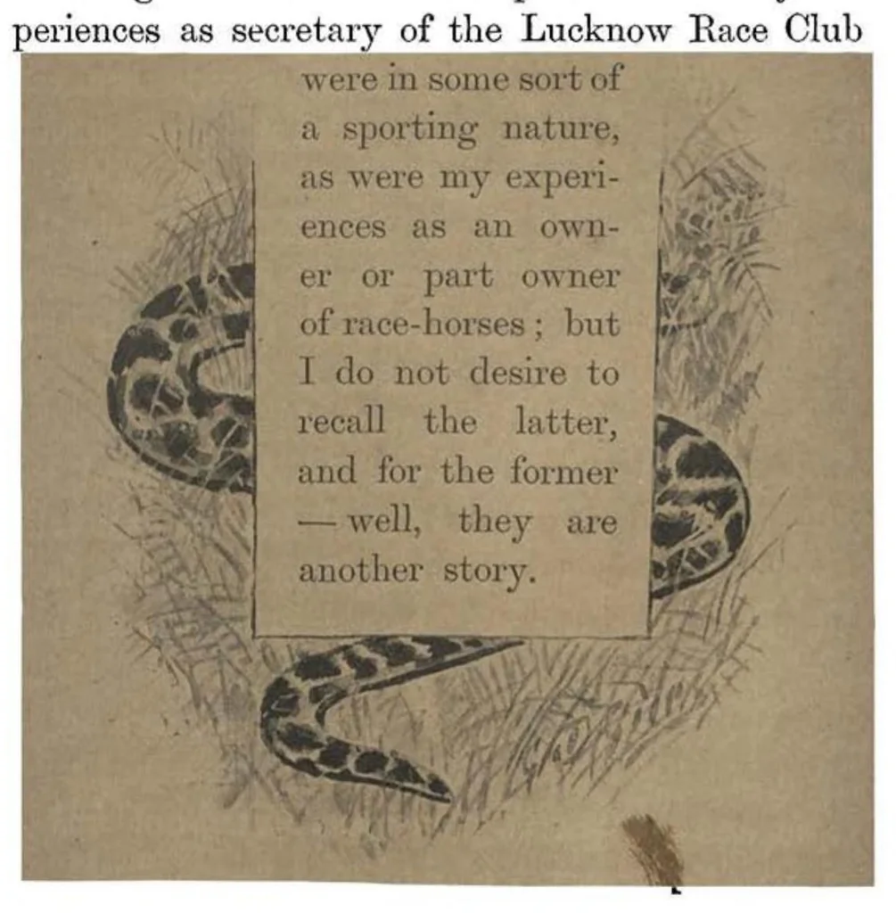 An illustration from Thirty Years of Shikar, 1895, leaf 334