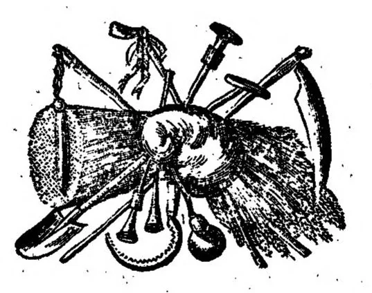 An illustration from Recherches Historiques et Litteraires sur les Danses des Morts et sur l’origine des Cartes a Jouer, 1826, leaf 377