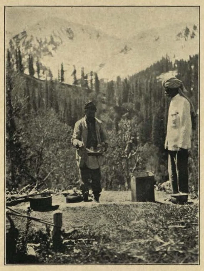 An illustration from The Markhor, Sport in Cashimere; translated from the German, 1910, leaf 160