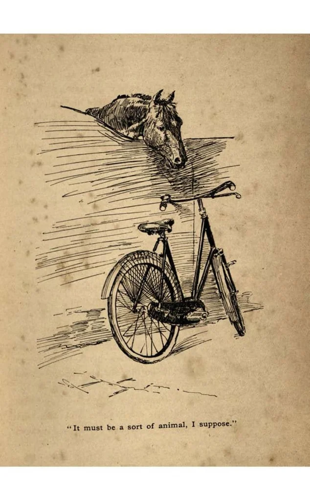 An illustration from Puppets at Large: Scenes and Subjects, from Mr. Punch’s Show, 1897, leaf 202