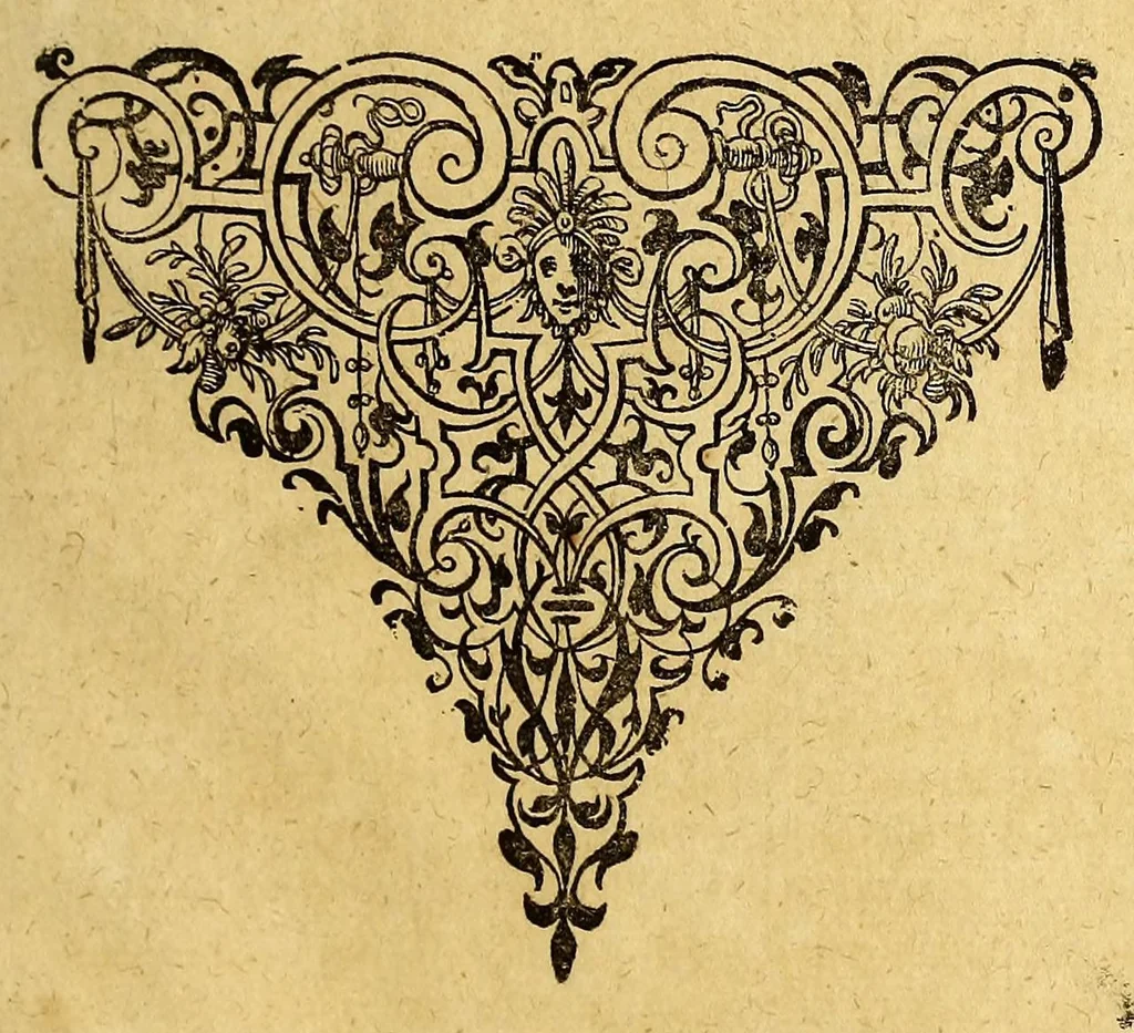 An illustration from Indiae Orientalis pars X. Qua continetur, Historica relatio siue descriptio novi as Aquilonem transitus, supra terras Americanas in Chinam atq[ue] Iaponem ducturi, quemadmodum is ab Henrico Hudsono Anglo nuper inuentis est, addita breui insularum & locorum aliorum, in itinere isto occurrentium, ex Iohannis-Hugonis Lintschottani itineratio desumpta commemoratione. : Item discursus ad sereniss. Hispaniae regem, super detecta nuper quinta orbis parte, terra nempè Australis incognita, à capitaneo quodam Petro-Ferdinando de Quir, &c. conscriptus. Addita descriptione regionum Siberiae, Samoiediae atque Tingoesiae, in Tartaria versus ortum freti Weigatsii sitarum, quae nuper à Moscis detectae &c occupatae sunt., 1613, leaf 39