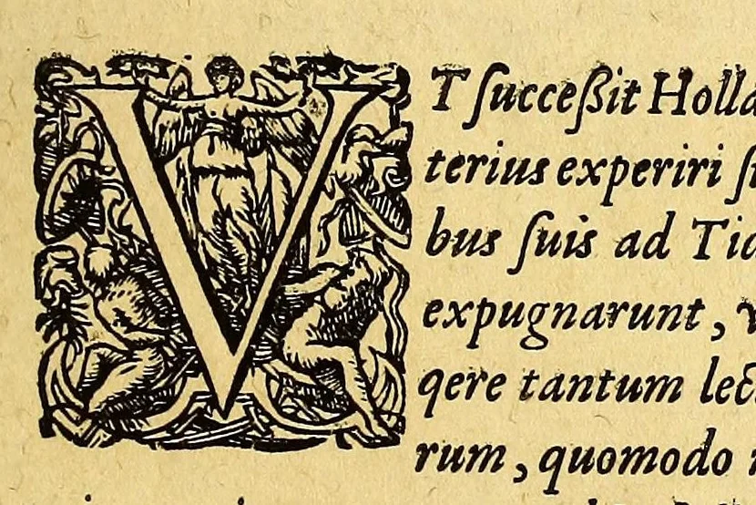 An illustration from Indiae Orientalis pars octaua: Navigationes quinque, : primam, à Iacobo Neccio, ab anno 1600. vsque ad annum 1603. Secundam, à Iohanne Hermanno de Bree, ab anno 1602. vsq[ue], ad annum 1604. Tertiam, à Cornelio Nicolai, annis quatuor. Quartam, à Cornelio de Vena, duobus annis. Quintam, sub Stephano de Hagen tribus annis, in Indiam Orientalem susceptas & peractas continens. Locorum, regnum, populorum, rituuḿque variorum descriptione, victoriarum item à Lusitanis reportatarum, & Araboinae, Tidoriśque expugnationis commemoratione addita., 1607, leaf 155