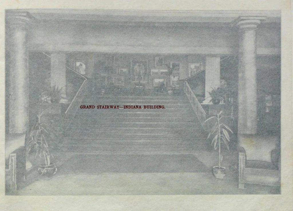 An illustration from Indiana at the Louisiana Purchase Exposition : comprising the work of the Commission, including its report, 1904, leaf 98
