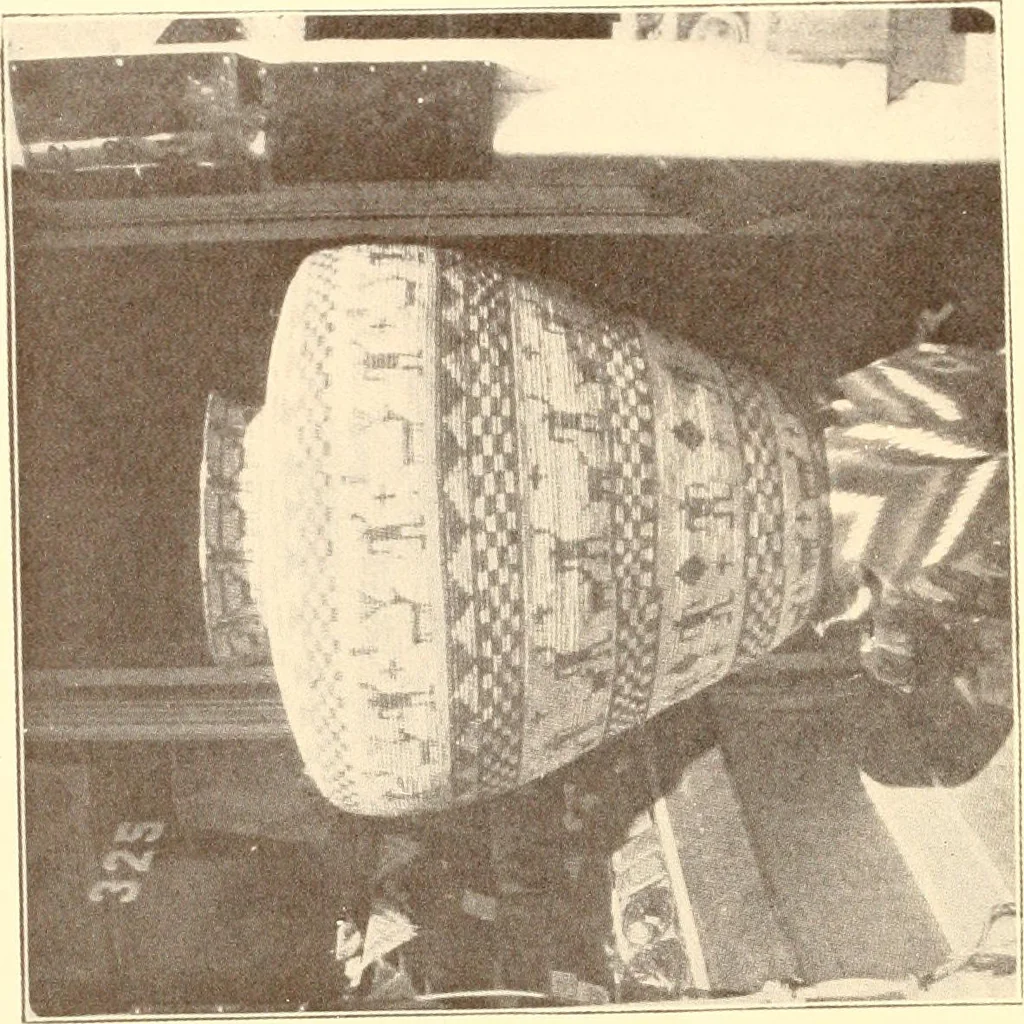 An illustration from Indian basketry, and How to make Indian and other baskets, 1903, leaf 117