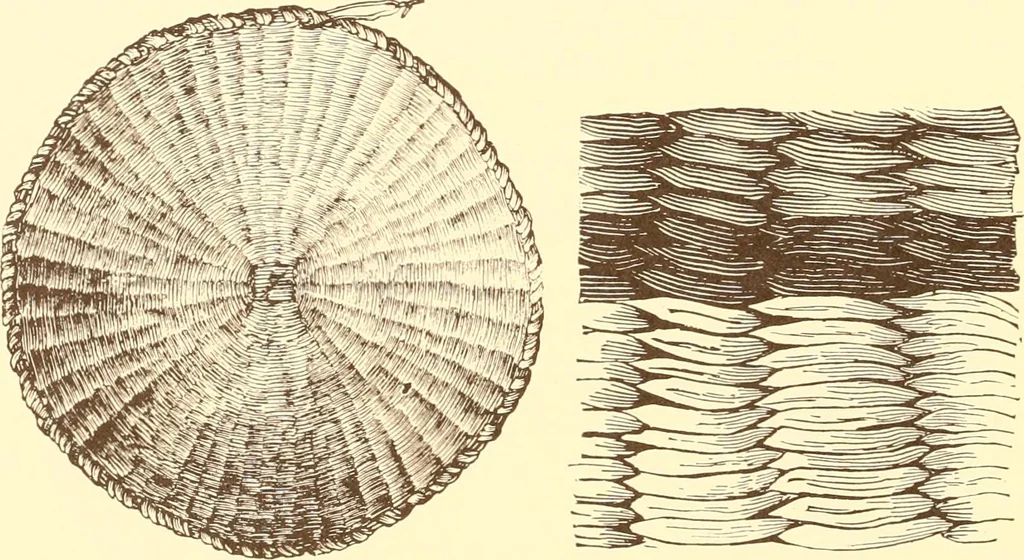 An illustration from Indian basketry, and How to make Indian and other baskets, 1903, leaf 123