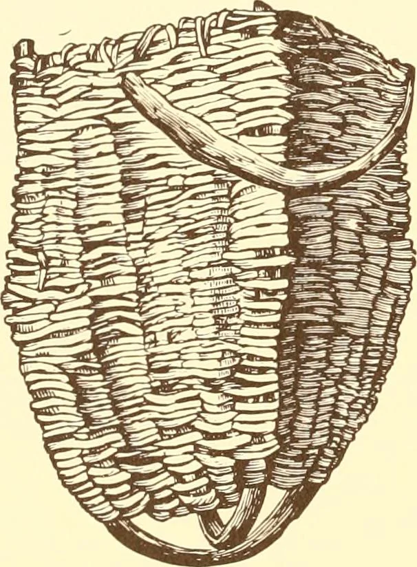 An illustration from Indian basketry, and How to make Indian and other baskets, 1903, leaf 125