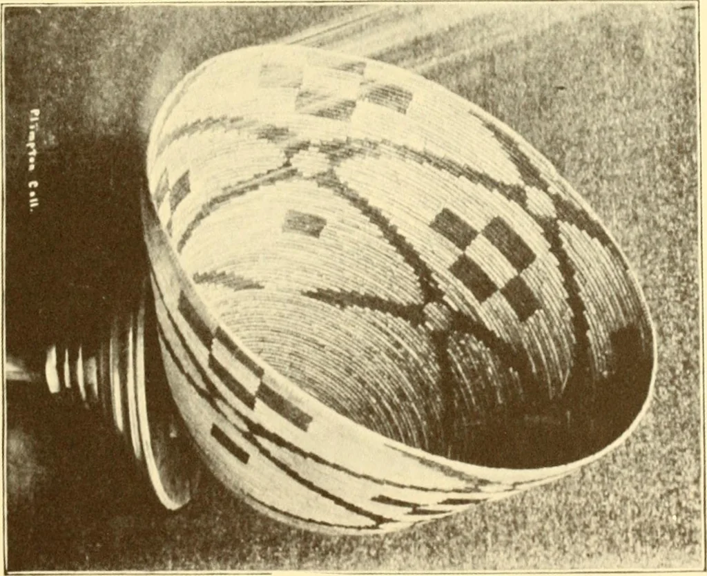 An illustration from Indian basketry, and How to make Indian and other baskets, 1903, leaf 128
