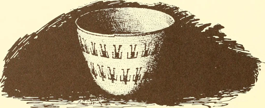 An illustration from Indian basketry, and How to make Indian and other baskets, 1903, leaf 129
