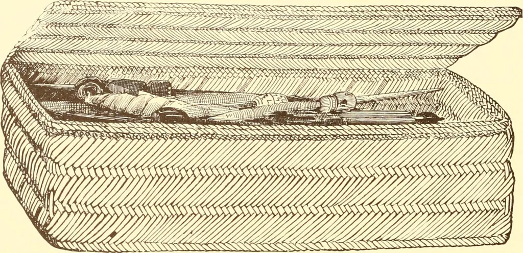 An illustration from Indian basketry, and How to make Indian and other baskets, 1903, leaf 135