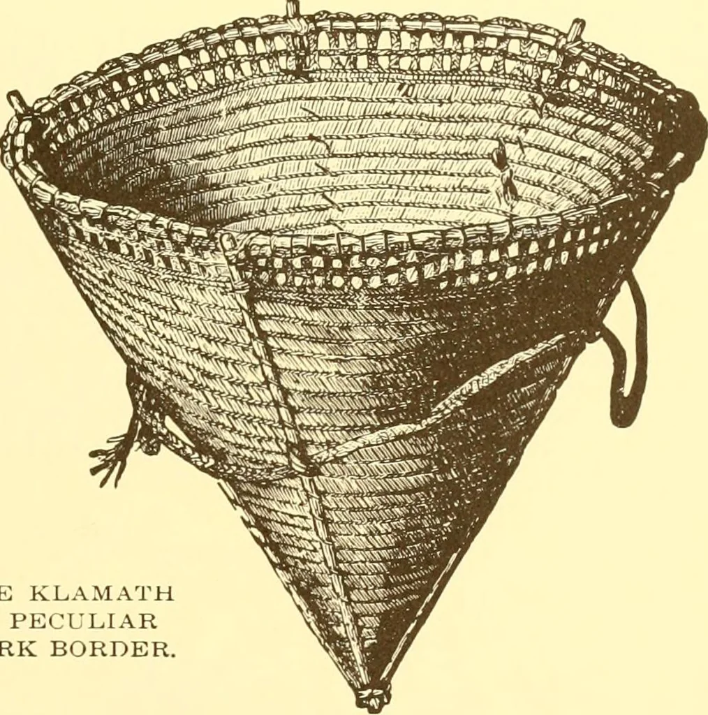 An illustration from Indian basketry, and How to make Indian and other baskets, 1903, leaf 138