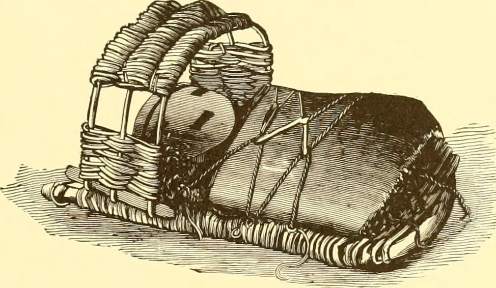 An illustration from Indian basketry, and How to make Indian and other baskets, 1903, leaf 160
