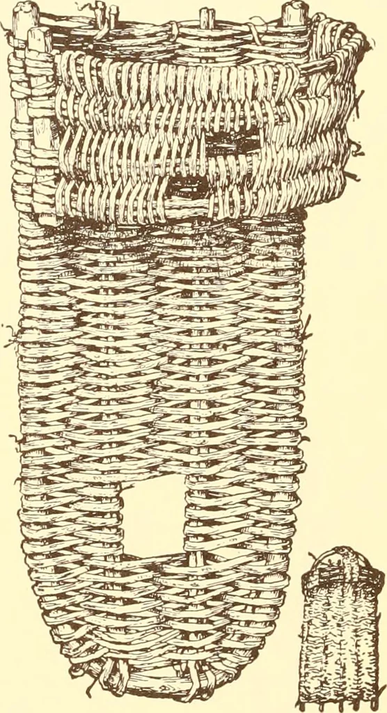 An illustration from Indian basketry, and How to make Indian and other baskets, 1903, leaf 163