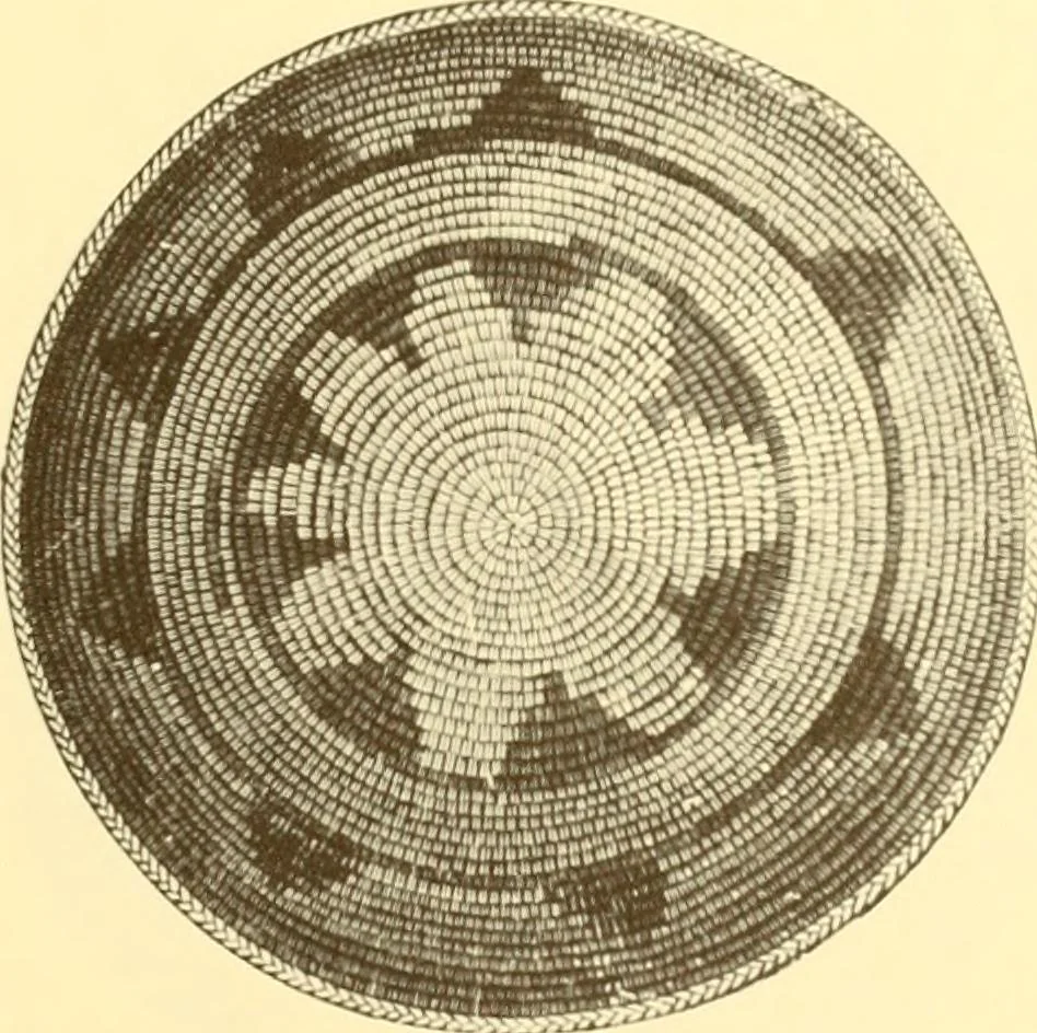 An illustration from Indian basketry, and How to make Indian and other baskets, 1903, leaf 176