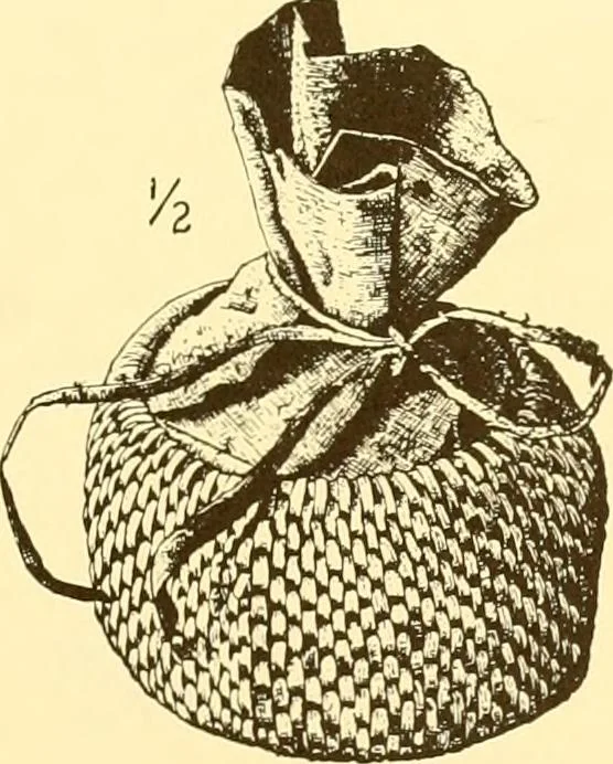 An illustration from Indian basketry, and How to make Indian and other baskets, 1903, leaf 178