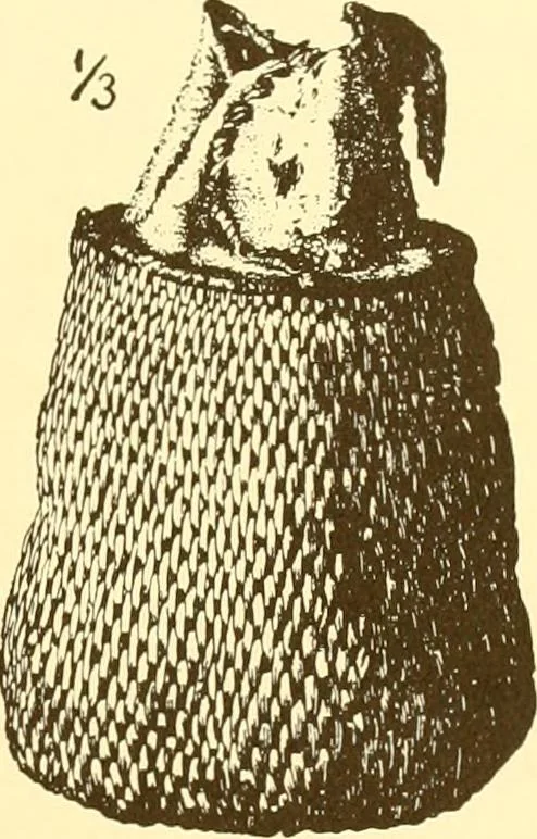 An illustration from Indian basketry, and How to make Indian and other baskets, 1903, leaf 178