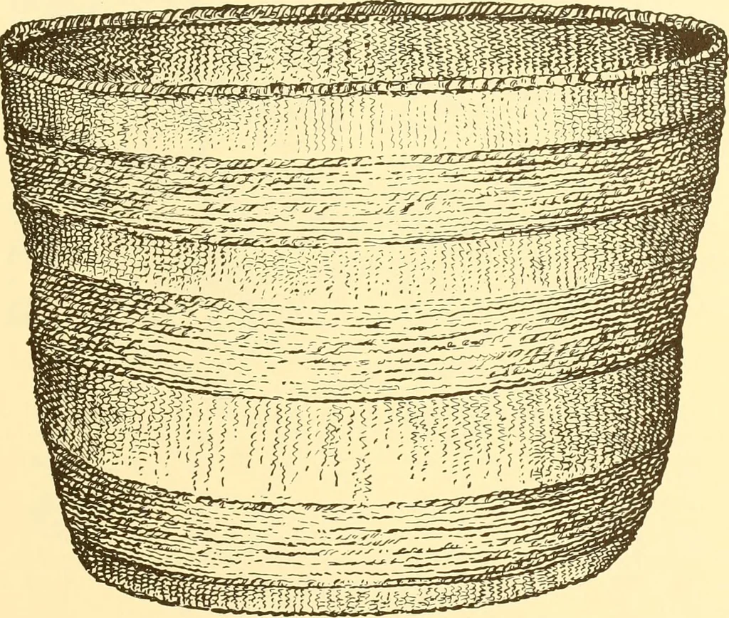 An illustration from Indian basketry, and How to make Indian and other baskets, 1903, leaf 180