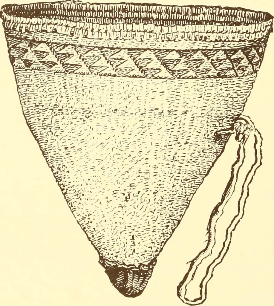 An illustration from Indian basketry, and How to make Indian and other baskets, 1903, leaf 191