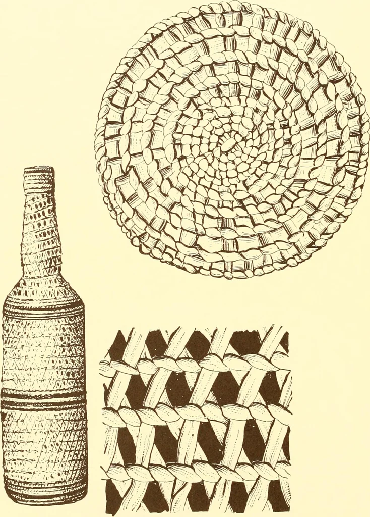 An illustration from Indian basketry, and How to make Indian and other baskets, 1903, leaf 193
