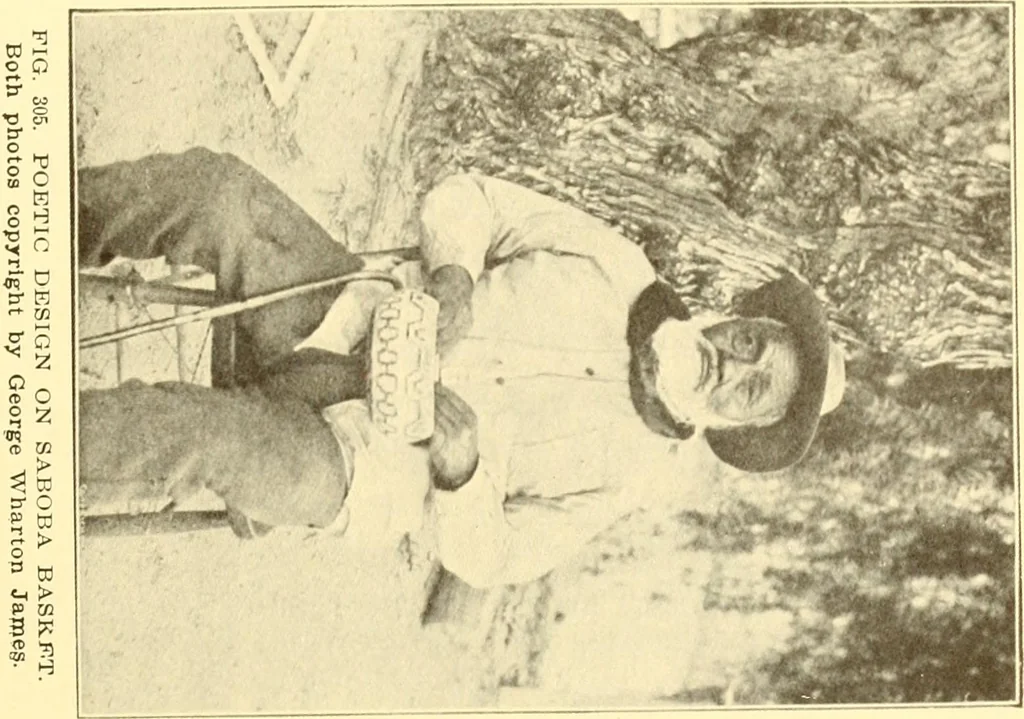 An illustration from Indian basketry, and How to make Indian and other baskets, 1903, leaf 228
