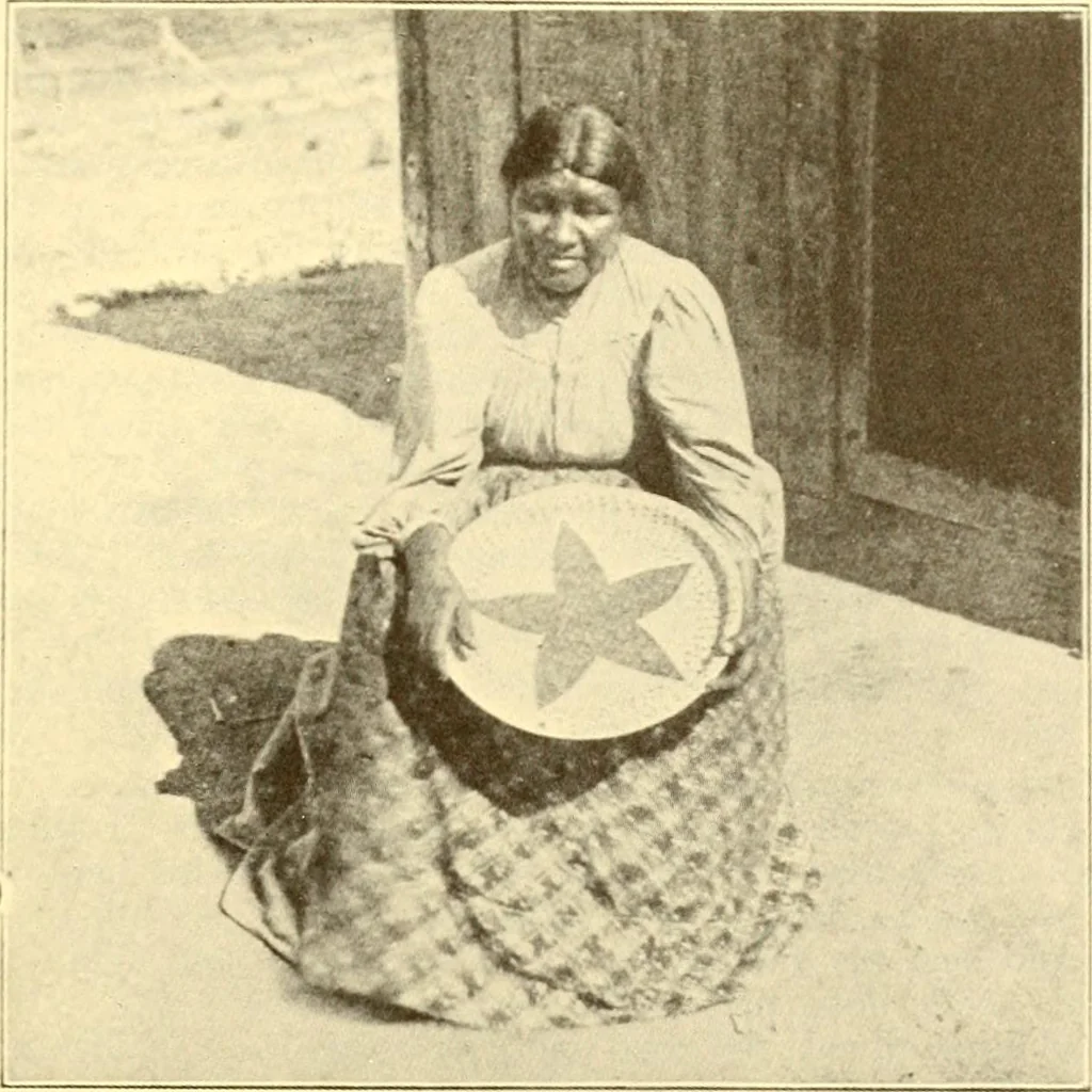 An illustration from Indian basketry, and How to make Indian and other baskets, 1903, leaf 232