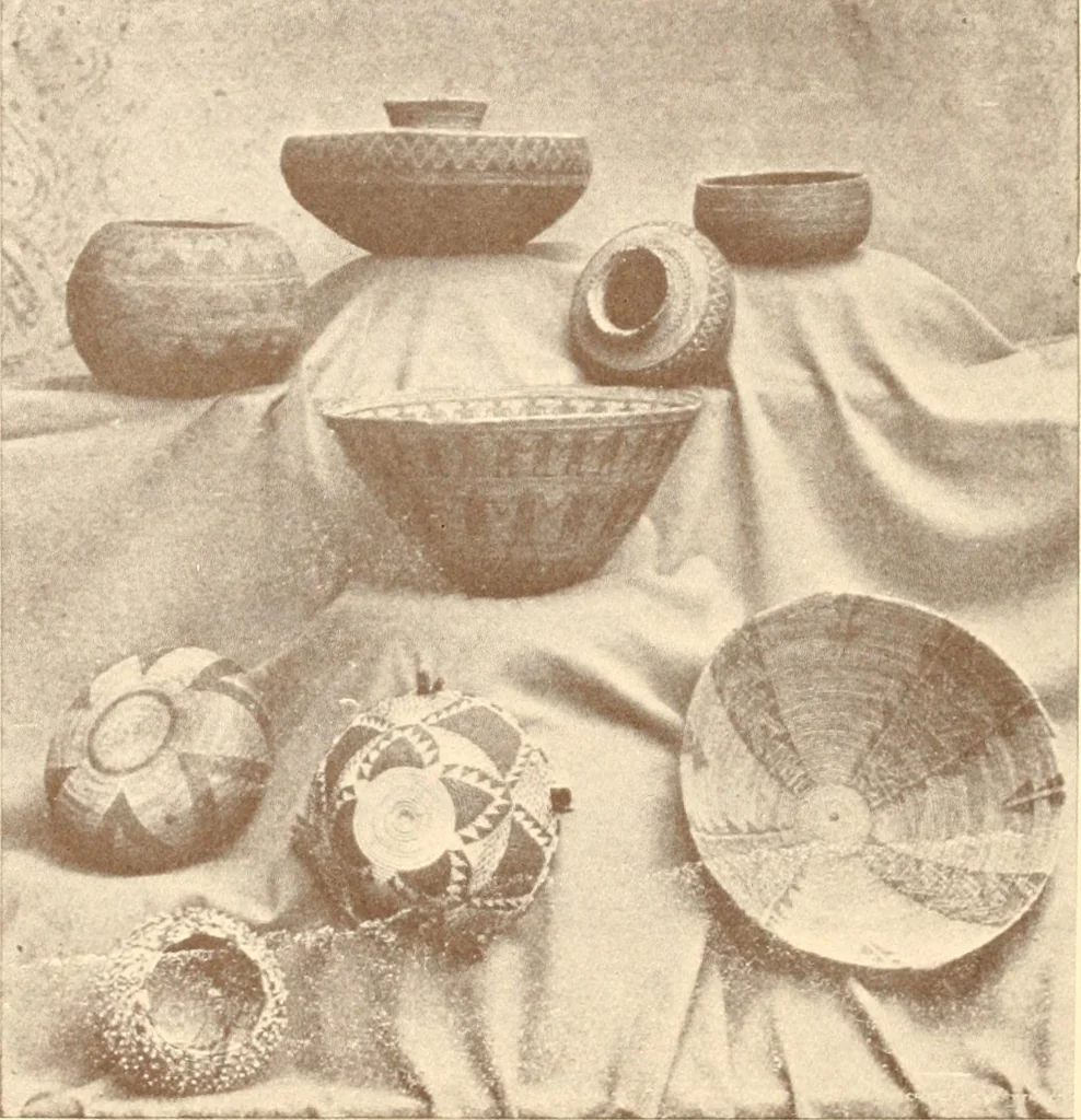 An illustration from Indian basketry, and How to make Indian and other baskets, 1903, leaf 25