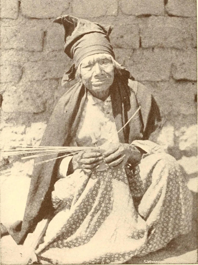 An illustration from Indian basketry, and How to make Indian and other baskets, 1903, leaf 253