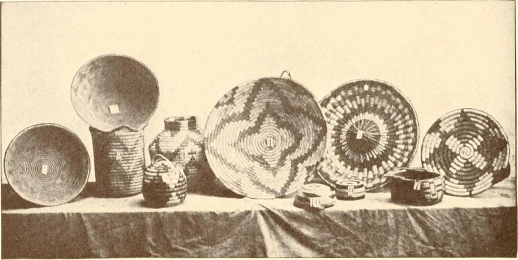 An illustration from Indian basketry, and How to make Indian and other baskets, 1903, leaf 257