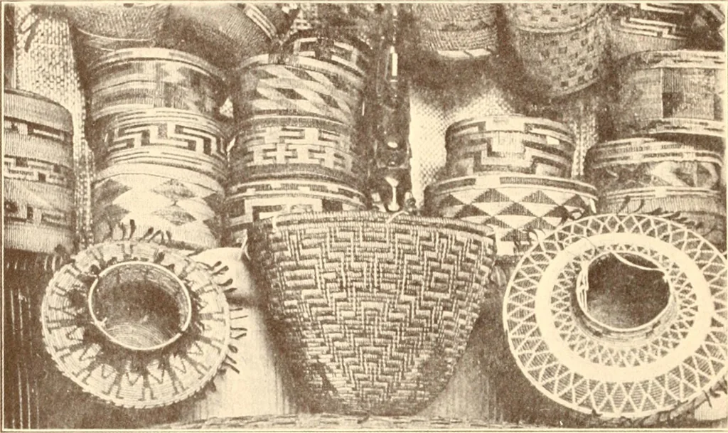 An illustration from Indian basketry, and How to make Indian and other baskets, 1903, leaf 273